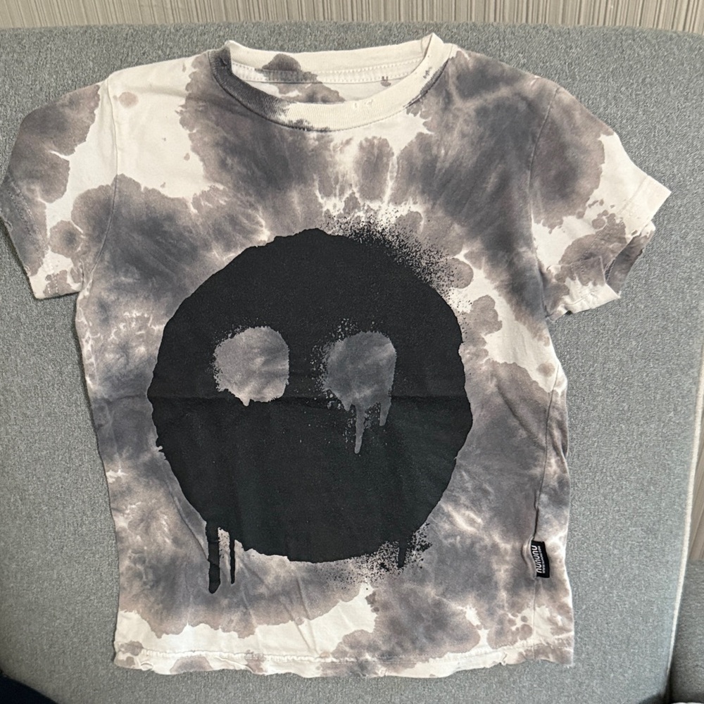 Nununu Gray Tie-Dye T-Shirt